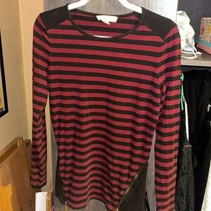 Michael kors long sleeved shirt,  zipper detail on the sides